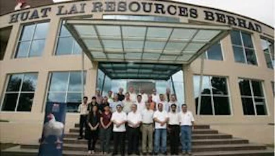 The Ross Middle East and Africa Association meeting visited Huat Lai.