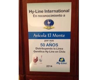 Foto cortesía de Hy-Line do Brasil. | La celebración se realizó la semana pasada en Santiago de Chile.
