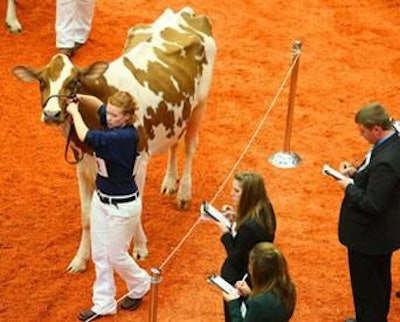 Nina Linton of Nina Linton Photography | The World Dairy Expo is a showcase for elite dairy cattle, cutting edge research and modern technologies.
