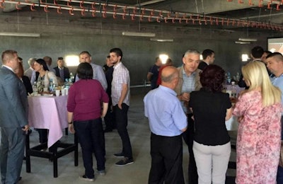 Delegates visit at the opening day of the newly built breeder farm of Madi. | Cobb-Vantress
