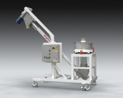 Flexicon Bev Con Conveyor Round Screener
