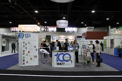 Stand de WATT Global Media en la IPPE 2018, en Atlanta. | Foto de Andrea Gantz