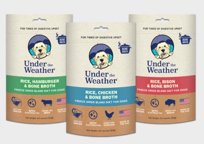 Under the Weather freeze-dried bland diets