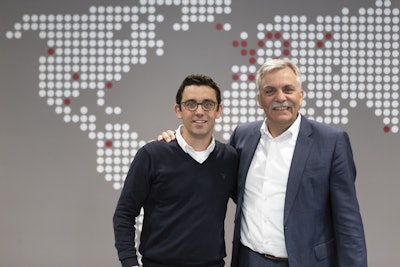 Roger Claessens, left, will succeed Anton de Weerd as Marel Poultry’s executive vice president. (Marel Poultry)