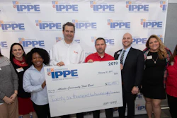 L to r: Sarah Novak, AFIA; Veronica Rovelli, AFIA; Connie Samuels, AFIA; Ben Burgess, Atlanta Community Food Bank; Nath Morris, USPOULTRY; Eric Zito, NAMI; Robin Troy, NAMI; and Pennie Stathes, USPOULTRY