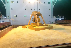 2020 04 10 Corn Vessel Unloading in Vietnam 1 from USGC