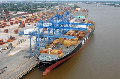 Container ship New Orleans