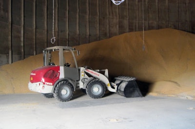 Drive Over Grain Aeration System