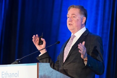Mike Dwyer, USGC chief economist, speaks at the Ethanol Summit of the Americas. Photo by: USGC