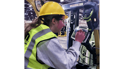 Fork truck computer