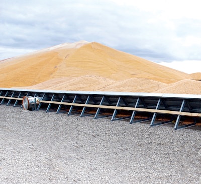 GSI temporary grain storage system photo