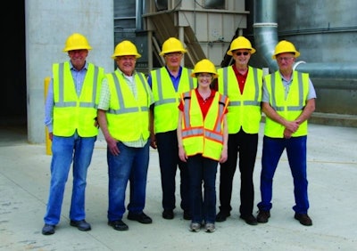 From left: Monty Henderson, Leland Tollett, Mike McCluer, Elise Schafer, Bob Hendricks