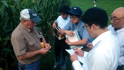 USGC 2019 Japan Feed Corn Team Learning From Farmer