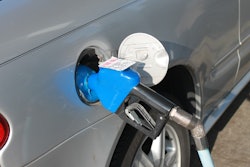 Car fueling up