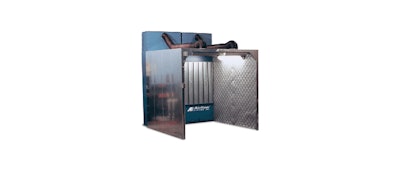 Dust control booth
