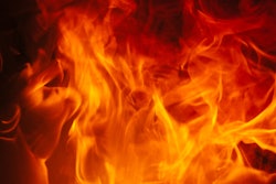 Fire orange emergency burning