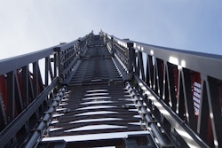 Fire truck ladder