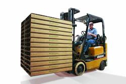 Loadrunner forklift ad Pic yellow