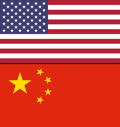 Us china flags