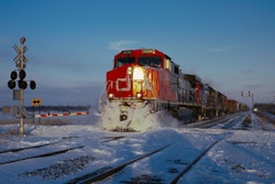 CN Michigan train rail