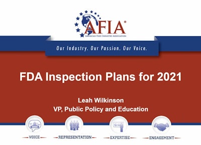 FDA inspection plans slide