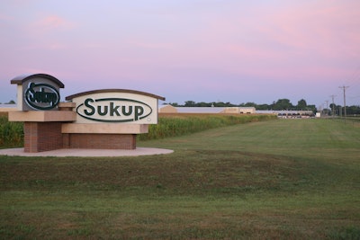 Sukup Hampton IA new office ext sign