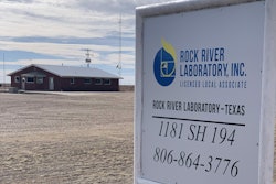 Rock River Laboratory Texas Sign and Building