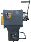 Feed grain bagging machine mechanical gross weight scale gray
