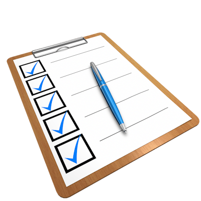 Checklist clipboard via PIXABAY Sept 2021