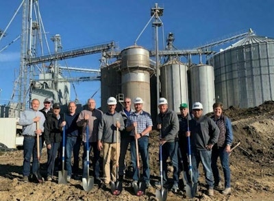 Photo: Farmers Co-Op Board of Directors and Management Team, Zeeland Township Supervisor and General Contractor Miedema Metal Building Systems