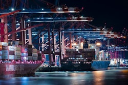 Port container export barge trade pixabay feb 2022