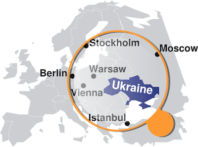 Ukraine map highlighted VIA PIXABAY feb 2022