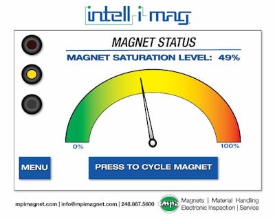 MPI Intell I Mag PLC 49 ferrous metal saturation level