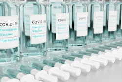 Covid 19 vaccine viles and syringes via pixabay mar 2022
