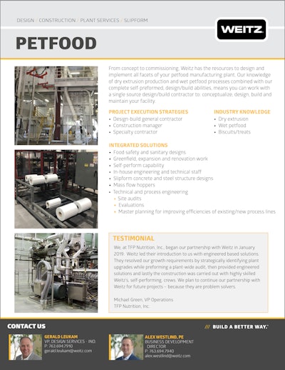 Petfood One Sheet