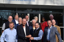 USPOULTRY executive committee and Foundation board members celebrate the opening of 'The Coop Group' in Tucker, GA. PHOTO: USPOULTRY