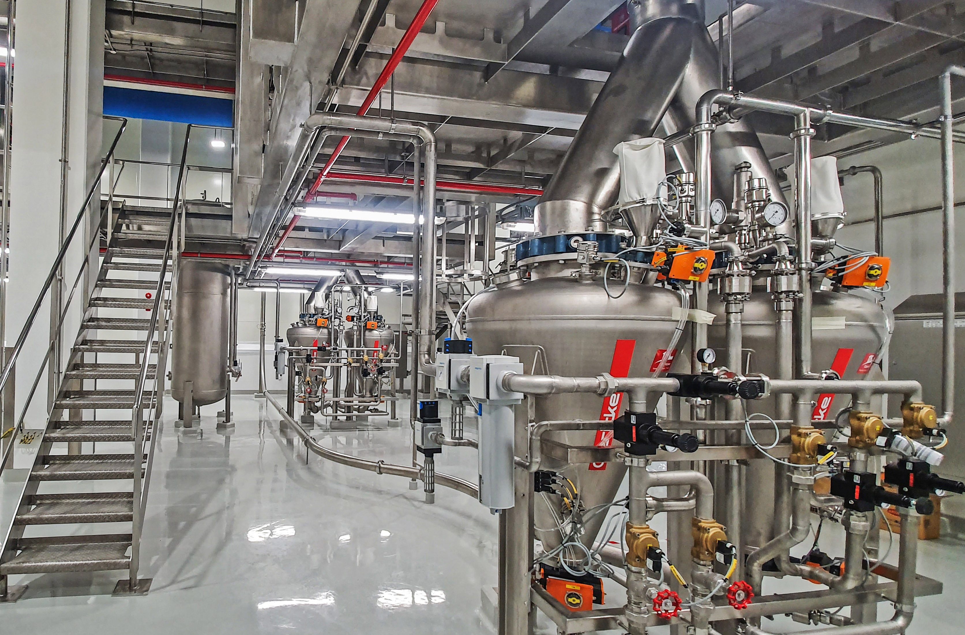 GERICKE Dense Phase pneumatic conveying system