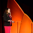 Nikki Putnam Badding speaks at the Alltech One Conference. Photo: Alltech