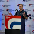 Bryan Humphreys, NPPC CEO, discusses the organization's new pathway at WPX 22. Photo: Lisa Cleaver