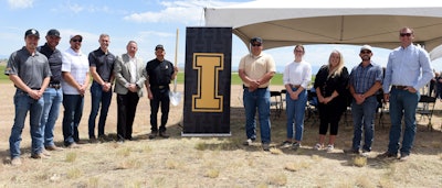 Scoular employees joined in the groundbreaking for the University of Idaho research dairy. Photo courtesy of Scoular