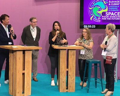 Members of the press give their views on readers view of climate change, which ranged from looking to Europe for solutions, the need to find ways to comply with deadlines and the lead that some multinational companies are taking. (Mark Clements)