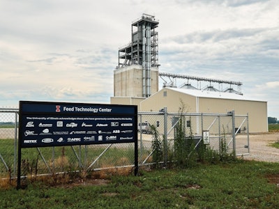 The Feed Technology Center at the University of Illinois replaces the previous 95-year-old feed mill and uses all new equipment and software. Photo by Ann Reus