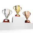 Three trophies on stand VIA PIXABAY Nov 2022