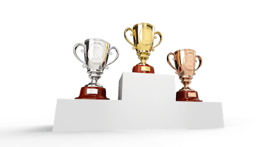 Three trophies on stand VIA PIXABAY Nov 2022
