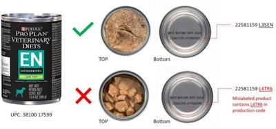 Purina Pro Plan Recall