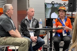 Butch Hendrix, Jason Maddux and Dr. Carol Jones discuss safety preparedness during GEAPS Exchange 2023. Photo: Lisa Cleaver