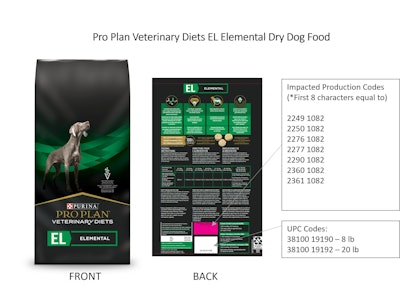 Purina Vitamin D Recall Product Image