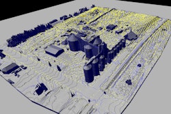 地形映射文档网站特征,如建筑物、结构、地面实用性、地形和地形成形成3D数字地图