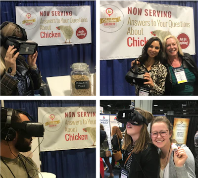 Chicken Check In Vr Goggle