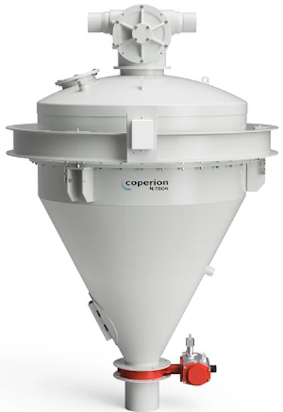 Figure 3: Coperion K-Tron Scale Hopper with Aeropass Valve at top